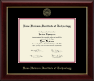 Rose Hulman Institute of Technology Gold Embossed Diploma Frame in Gallery