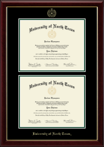 Double Diploma Frame