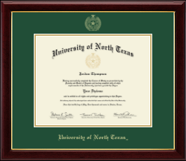 Gold Embossed Diploma Frame