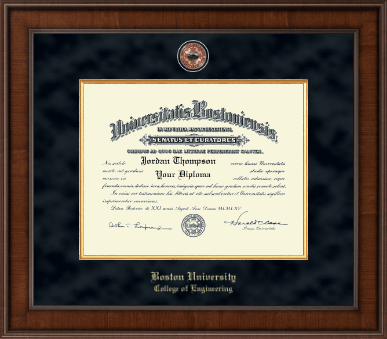 Boston University diploma frame - Presidential Masterpiece Diploma Frame in Madison