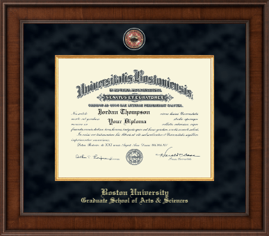 Boston University diploma frame - Presidential Masterpiece Diploma Frame in Madison