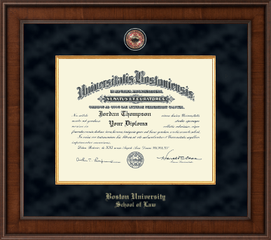 Boston University diploma frame - Presidential Masterpiece Diploma Frame in Madison