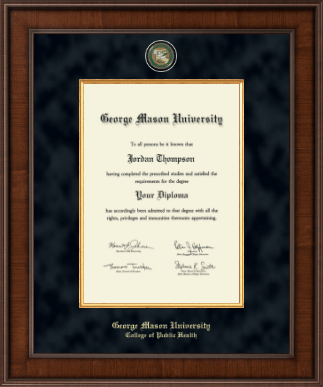 George Mason University diploma frame - Presidential Masterpiece Diploma Frame in Madison