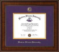 Western Illinois University Presidential Masterpiece Diploma Frame in Madison