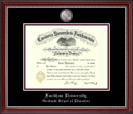 University of South Florida diploma frame - Masterpiece Medallion Diploma Frame in Kensington Silver