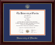 University of Florida diploma frame - Gold Embossed Diploma Frame in Gallery