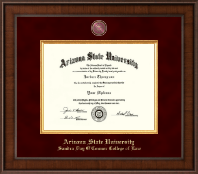 Arizona State University Presidential Masterpiece Diploma Frame in Madison