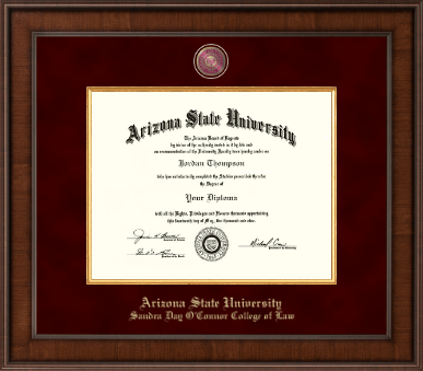 Arizona State University diploma frame - Presidential Masterpiece Diploma Frame in Madison