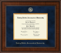 Embry-Riddle Aeronautical University Presidential Masterpiece Diploma Frame in Madison