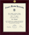 Francis Marion University Century Gold Engraved Diploma Frame in Cordova