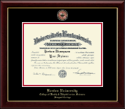 Boston University Masterpiece Medallion Diploma Frame in Gallery
