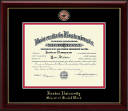Boston University diploma frame - Masterpiece Medallion Diploma Frame in Gallery