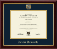 Hofstra University diploma frame - Masterpiece Medallion Diploma Frame in Gallery