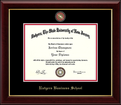 Rutgers University diploma frame - Masterpiece Medallion Diploma Frame in Gallery