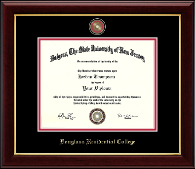 Rutgers University diploma frame - Masterpiece Medallion Diploma Frame in Gallery