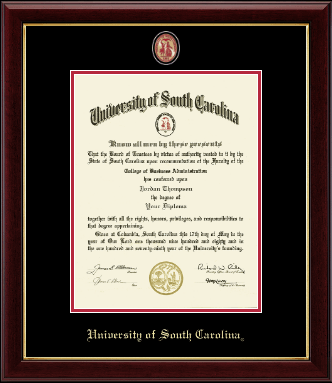 University of South Carolina diploma frame - Masterpiece Medallion Diploma Frame in Gallery