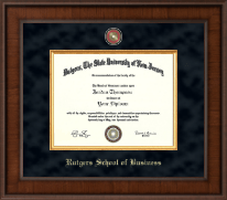 Rutgers University diploma frame - Presidential Masterpiece Business Diploma Frame in Madison