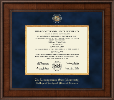 Pennsylvania State University diploma frame - Presidential Masterpiece Diploma Frame in Madison