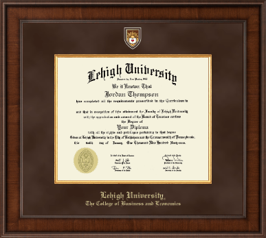 Lehigh University diploma frame - Presidential Masterpiece Diploma Frame in Madison