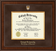 Lehigh University diploma frame - Presidential Masterpiece Diploma Frame in Madison