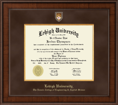 Lehigh University diploma frame - Presidential Masterpiece Diploma Frame in Madison