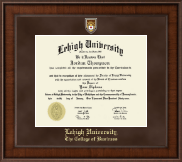 Lehigh University diploma frame - Presidential Masterpiece Diploma Frame in Madison