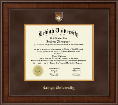 Lehigh University diploma frame - Presidential Masterpiece Diploma Frame in Madison
