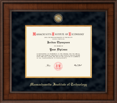 Massachusetts Institute of Technology diploma frame - Presidential Masterpiece Diploma Frame in Madison