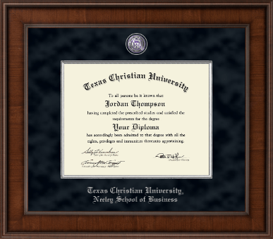 Texas Christian University diploma frame - Presidential Masterpiece Diploma Frame in Madison