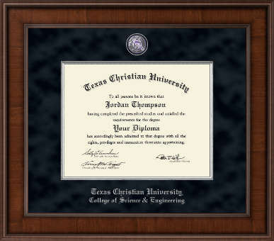 Texas Christian University diploma frame - Presidential Masterpiece Diploma Frame in Madison