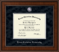 Texas Christian University diploma frame - Presidential Masterpiece Diploma Frame in Madison