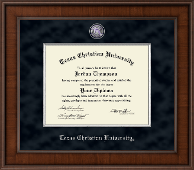 Texas Christian University diploma frame - Presidential Masterpiece Diploma Frame in Madison