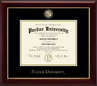Purdue University diploma frame - Masterpiece Medallion Diploma Frame in Gallery