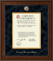 Harvard University Presidential Masterpiece Diploma Frame in Madison