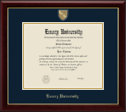 Emory University diploma frame - Masterpiece Medallion Diploma Frame in Gallery