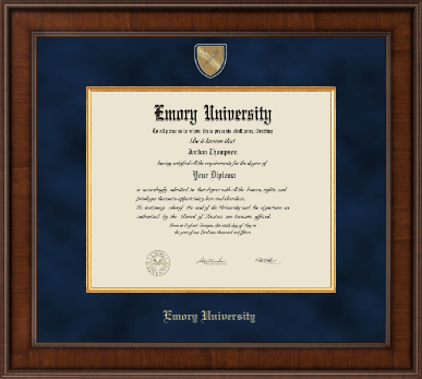 Emory University diploma frame - Presidential Masterpiece Diploma Frame in Madison