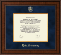 Yale University Presidential Masterpiece Diploma Frame in Madison