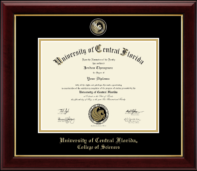 University of Central Florida diploma frame - Masterpiece Medallion Diploma Frame in Gallery
