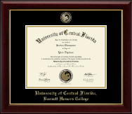 University of Central Florida diploma frame - Masterpiece Medallion Diploma Frame in Gallery