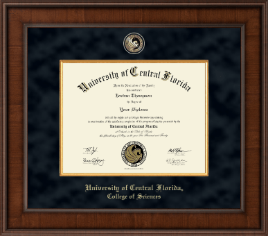 University of Central Florida diploma frame - Presidential Masterpiece Diploma Frame in Madison