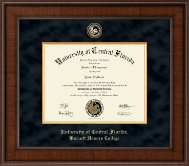University of Central Florida diploma frame - Presidential Masterpiece Diploma Frame in Madison