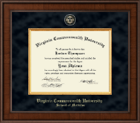 Virginia Commonwealth University diploma frame - Medicine - Presidential Masterpiece Diploma Frame in Madison
