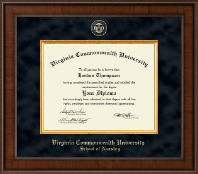Virginia Commonwealth University diploma frame - Nursing - Presidential Masterpiece Diploma Frame in Madison