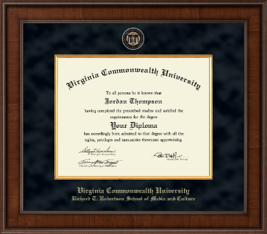 Virginia Commonwealth University diploma frame - Presidential Masterpiece Diploma Frame in Madison