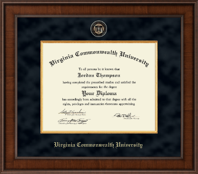 Virginia Commonwealth University diploma frame - Presidential Masterpiece Diploma Frame in Madison