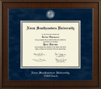 Nova Southeastern University diploma frame - Presidential Masterpiece Diploma Frame in Madison