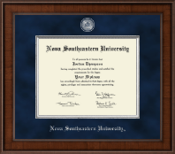 Nova Southeastern University  Presidential Masterpiece Diploma Frame in Madison