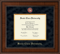 Santa Clara University Presidential Masterpiece Diploma Frame in Madison