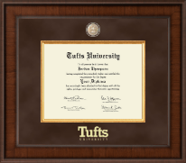 Tufts University Presidential Masterpiece Diploma Frame in Madison