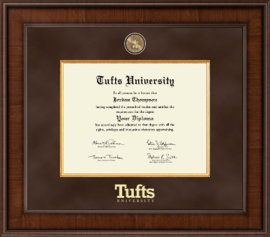 Tufts University diploma frame - Presidential Masterpiece Diploma Frame in Madison